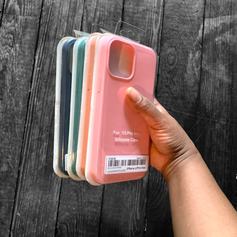 Silicone iPhone Case 13Pro Max (Navy Blue)